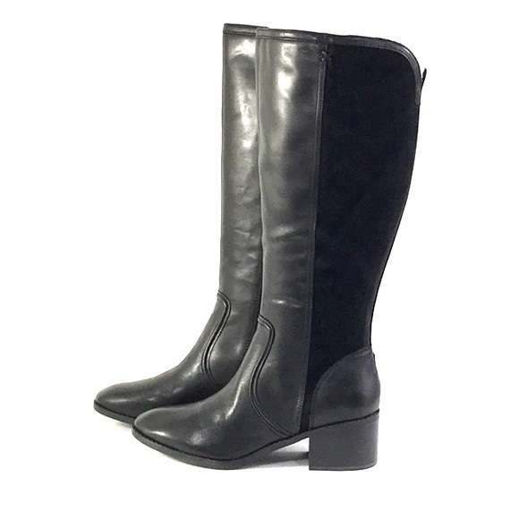 Marc Fisher Shoes - Marc Fisher Wide Calf Leather Tall Shaft Boots